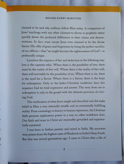 The Logic of God: 52 Christian Essentials for the Heart and Mind by Ravi Zacharias (Very good, 2019, HC, 306 pages, Zondervan)