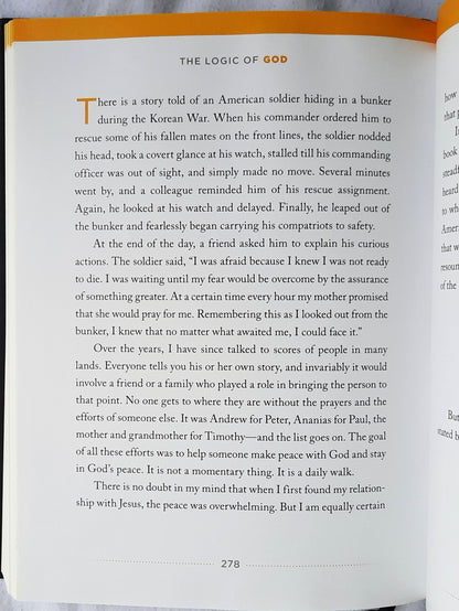 The Logic of God: 52 Christian Essentials for the Heart and Mind by Ravi Zacharias (Very good, 2019, HC, 306 pages, Zondervan)