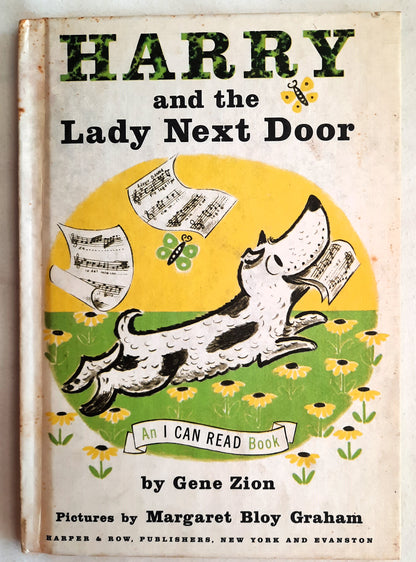 Harry and the Lady Next Door by Gene Zion (Good, 1960, HC, 61 pages, Weekly Reader Books)