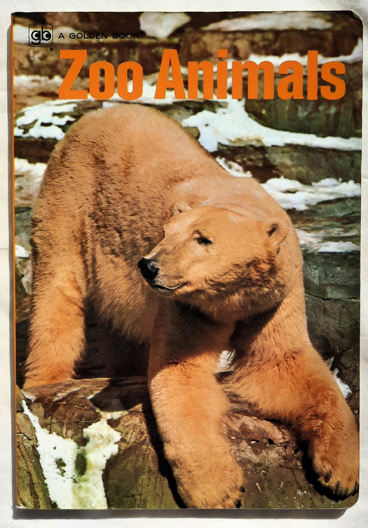 Zoo Animals by Golden Press (Board Book, 1985, Western Publishing Co., 14 pages)